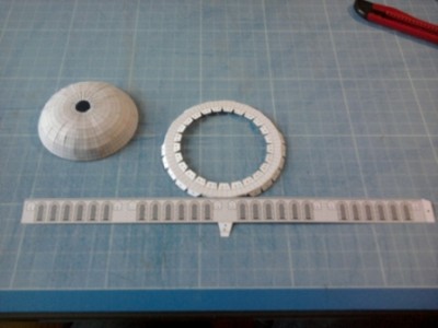 Préparation du dôme