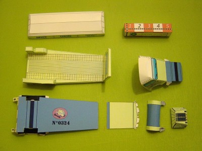 Collage des éléments séparés