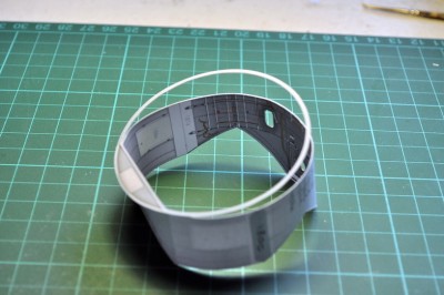 montage de la paroi intérieure.