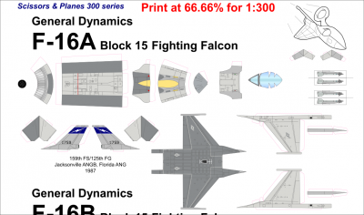 F-16A block 15, Florida ANG, 1987