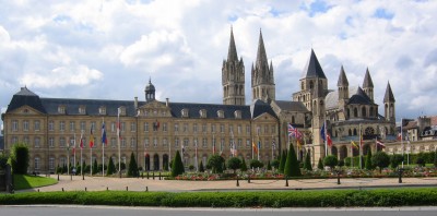 Chevet de l'abbaye aux hommes