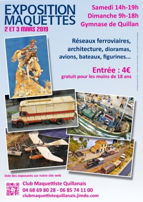 (03) - Mars 2019 : 02 et 03 : Expositilon de Maquettes à QUILLAN 11500. File