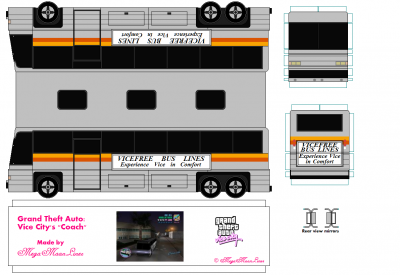 Deux-tons orange, Vicefree Bus Lines.