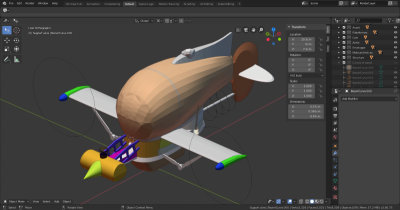 Vue 3D complète