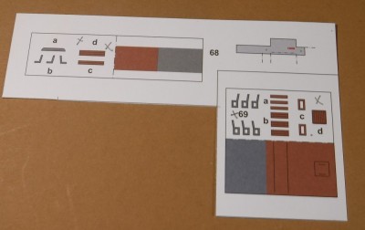 Des pièces 68/69, des bancs pour l'équipe...