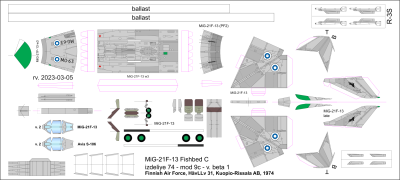 MiG-21F-13 Fishbed C (izdeliye 74)