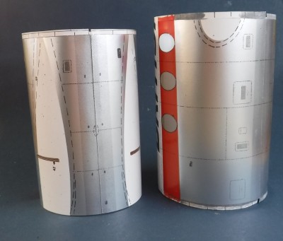 ...les deux premiers segments du fuselage...