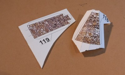 Maintenant, la série de murs de soutènement commence...