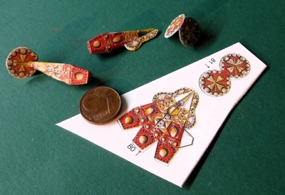 … maintenant, les rosaces des quatre tourelles…