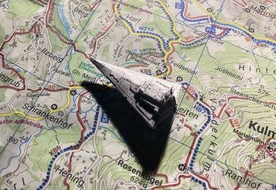 Sur une carte au 1/50 000