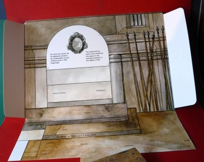 La boîte de la maquette servira de fond pour la peinture…