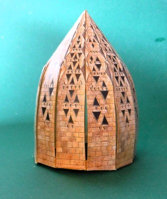 …collés au niveau des languettes, laissant des espaces…