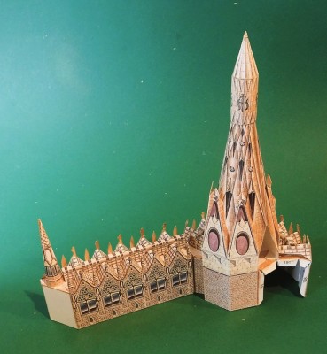 et dans la phase 116, l'ensemble est fixé à l'église… m