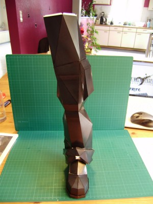 La jambe gauche