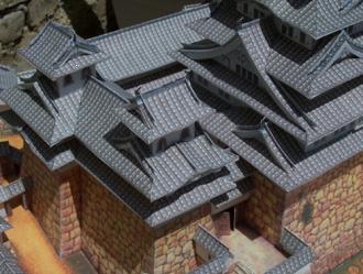 chateau himeji
les toitures
