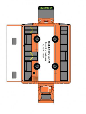 Paperbus ==> Heuliez Access'bus GX 127.
Paperbus.
Keywords: Bus Paperbus