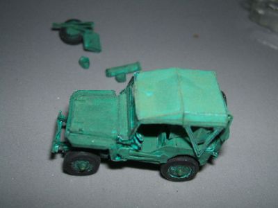 jeep 4
avec quelques impedimenta épars.
