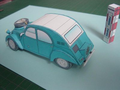 2CV Saharienne de HISA
En bristol 180 g, imprimer au format A4
