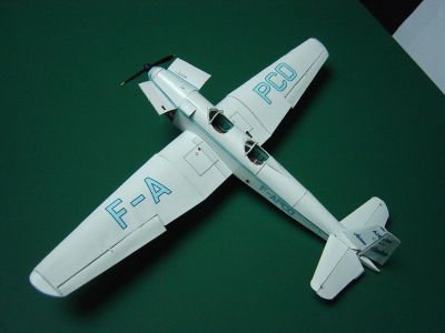 Caudron C-600 Aiglon de RENNESSON
En papier photo Ã  l'Ã©chelle 1/40Â°
