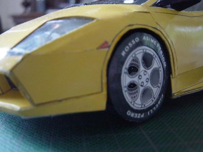 Lamborghini MurciÃ©lago de Beran Lukas
DÃ©tail avant le flou cache mieux les dÃ©gats

