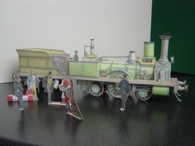 Locomotive et tender d'EurÃ©ka
