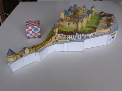 Château de Carcasonne d'Instant Durable
