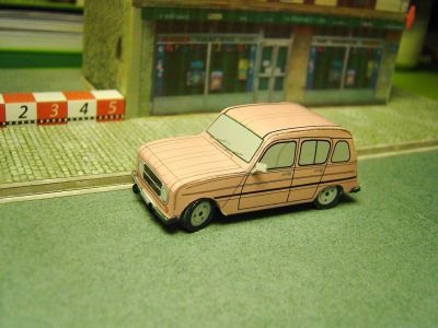 Renault R 4 de Street Paper
Papier photo au 1/66Â°
