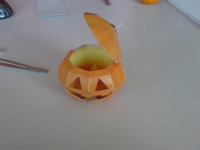 le citrouille d'halloween

