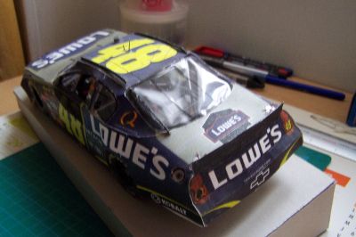 nascar
vue de derriere 
