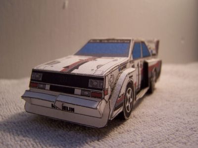 audi quattro
le devant de l'audi 
