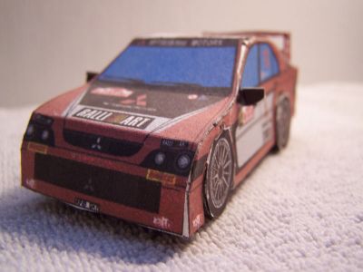lancer wrc
le devant de la lancer
