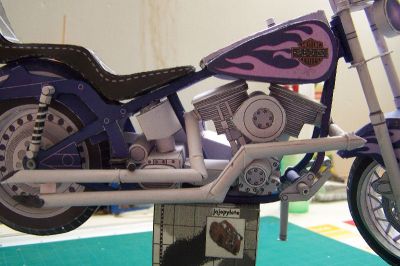 harley davidson fxwg 1980
voici une vue des echappement
