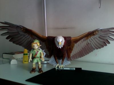 Link + Eagle
Link from http://members.home.nl/saarloos/zeldamodels.htm
Eagle from http://cp.c-ij.com/english/3D-papercraft/
