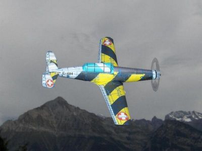 C-3605
Turbopropulseur avions de fabrication suisse destinÃ© Ã  tracter les cibles de la DCA.

http://avions-papier.heb3.org/
