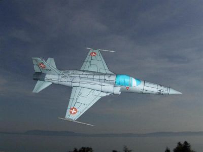 F-5
Le F-5 dans sa livrÃ©e de chasseur.

http://avions-papier.heb3.org/
