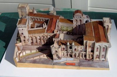 Palais des Papes
Edite au 1/300 et rÃ©alisÃ© au 1/600
