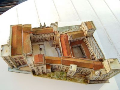 palais des Papes
modÃ¨le Instant Durable au 1/300 reduit au 1/600
