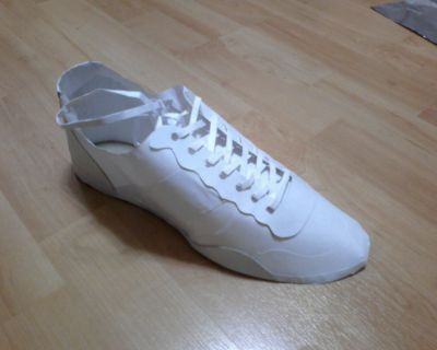 chaussure en papier
