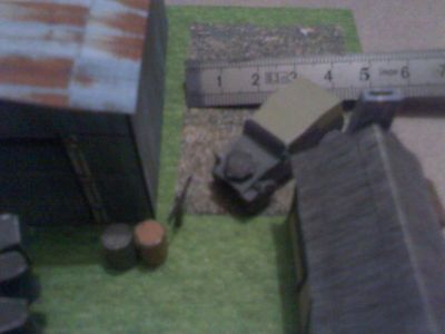 Petit diorama
gros plan sur le vÃ©hicule en arriÃ¨re plan
