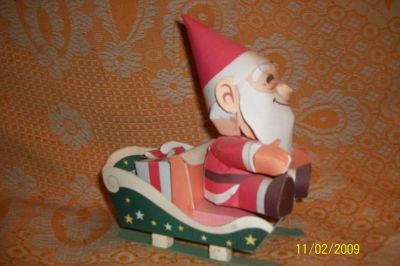 PÃ¨re Noel avec sont traineau
