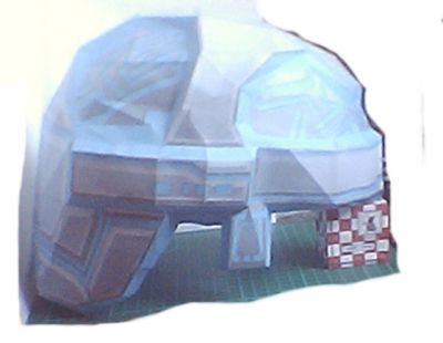 maquette NÂ°29 un casque du film "Tron"
