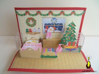 Chambre d'enfant
Carte pop-up d'aprÃ¨s un modÃ¨le du site CANON - japan ou paper museum si vous prÃ©fÃ©rez.
