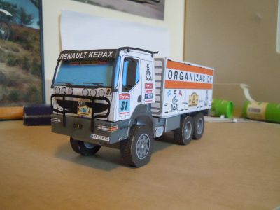 renault kerax de l'organisation du dakar
