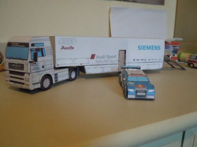 camion man du team audi DTM
