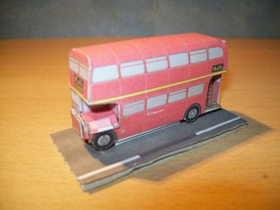 Autobus anglais double-decker

