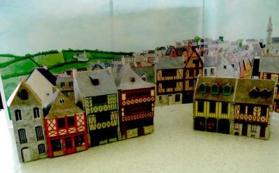 groupe de 4 maison; groupe de 3 maisons
