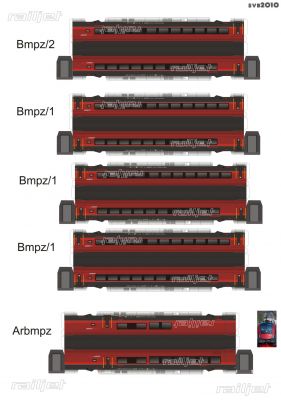 Railjet OBB  Zurich -Boudapest
