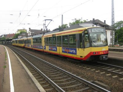 tram train TW80 de Siemens a Durmersheim
