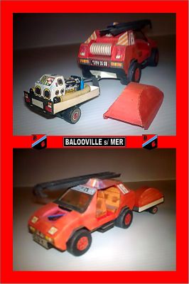 4x4 et Moto-pompe...
Pour une idÃ©e de taille, le tuyau dans la remorque est un morceau de cÃ¢ble-tÃ©lÃ©...

