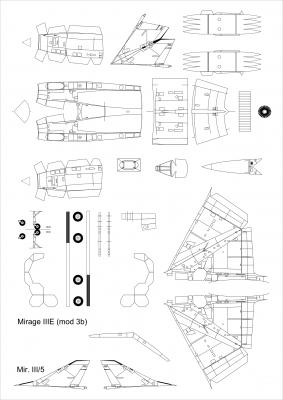 (mon Mirage IIIE a connu quelques évolutions depuis ce &quot;mod 3b&quot;)